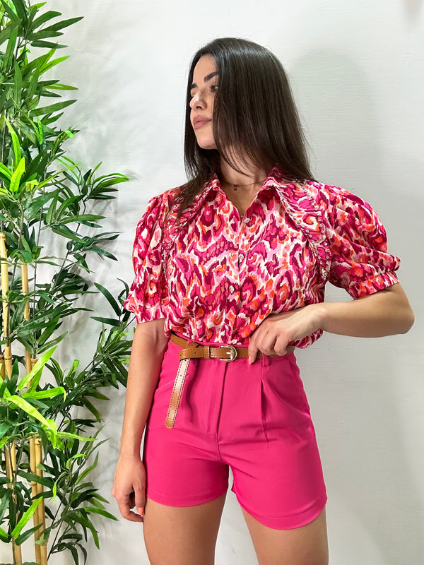 Pantaloncino fucsia 12335